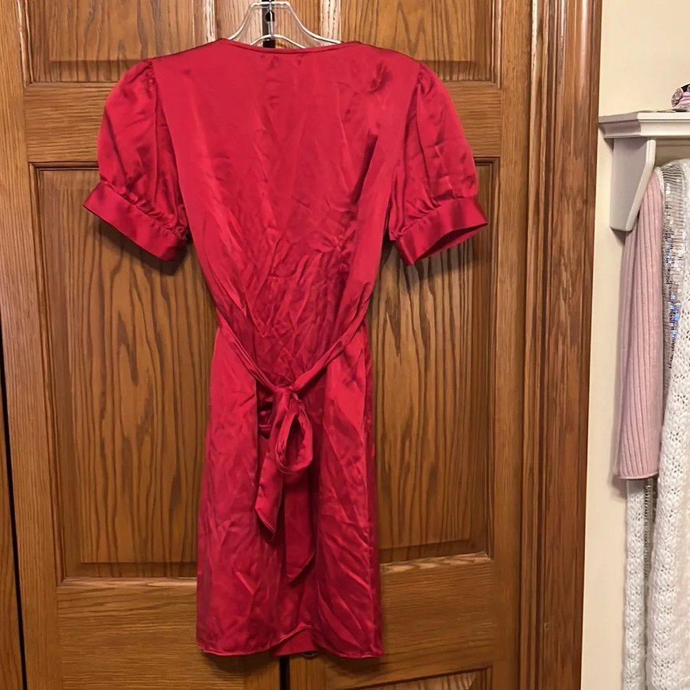 🔥HP🔥Vintage Betsey Johnson Red  Dress w/ Tie Back - Picture 4 of 4